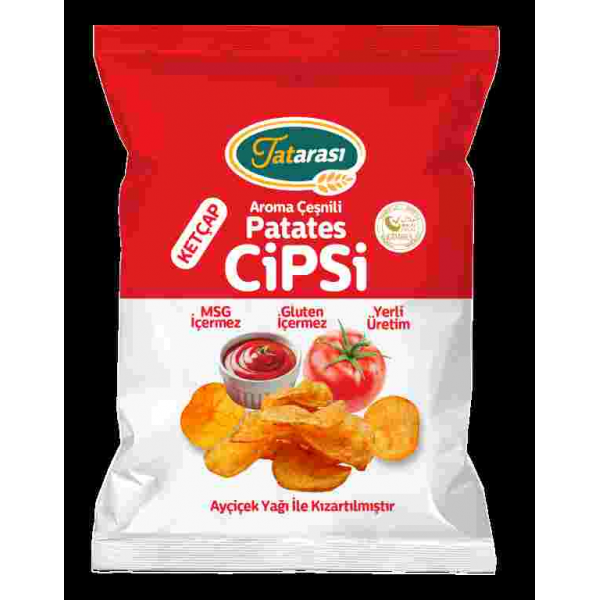 TATARASI KETÇAPLI PATATES CİPSİ 70 Gr