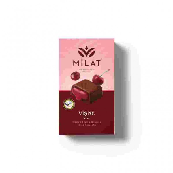 MİLAT VİŞNE DOLGULU SÜTLÜ ÇİKOLATA 60 GR