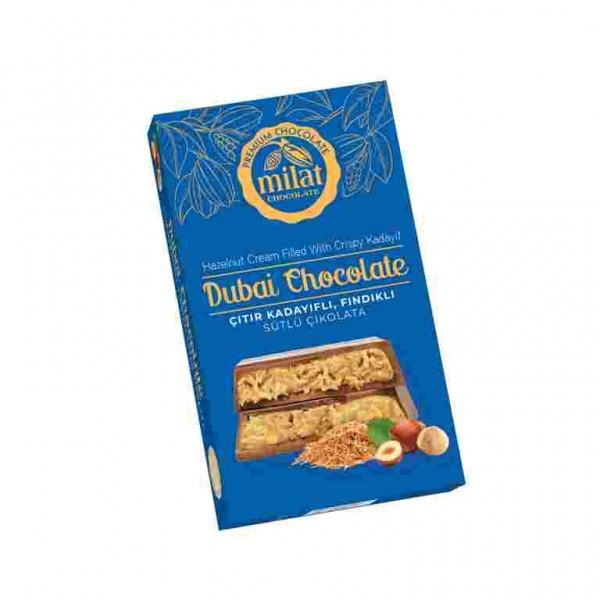 MİLAT DUBAİ ÇİKOLATASI FINDIKLI 60 GR MİLAT DUBAİ ÇİKOLATASI FINDIKLI 60 GR