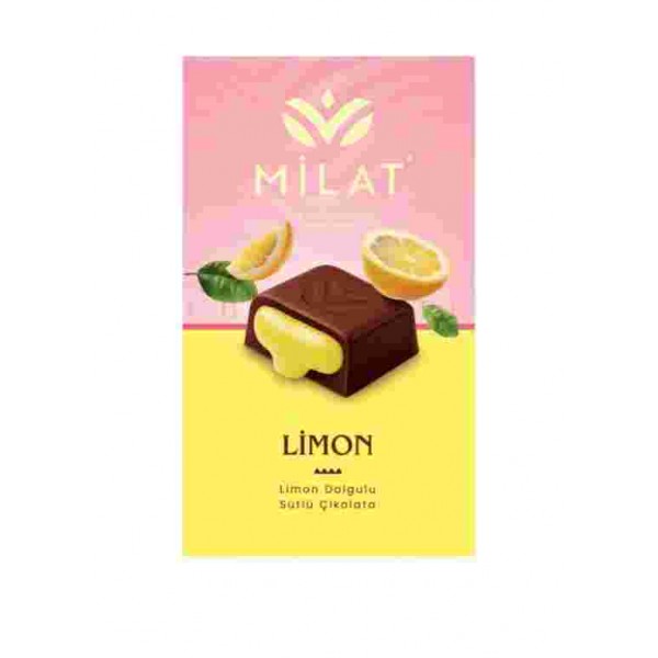 MİLAT LİMON DOLGULU SÜTLÜ ÇİKOLATA 60 GR