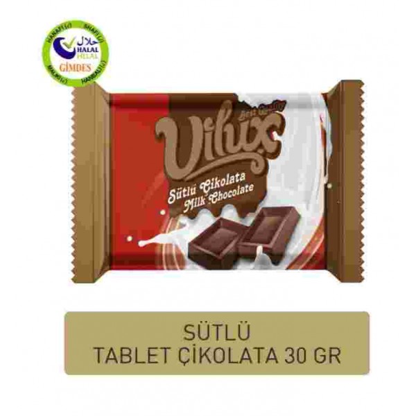 MİLAT VİLÜX ÇİKOLATA SÜTLÜ 30 GR