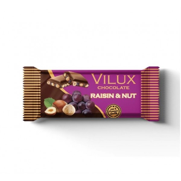 MİLAT VİLÜX SÜTLÜ FINDIK ÜZÜMLÜ 70 Gr