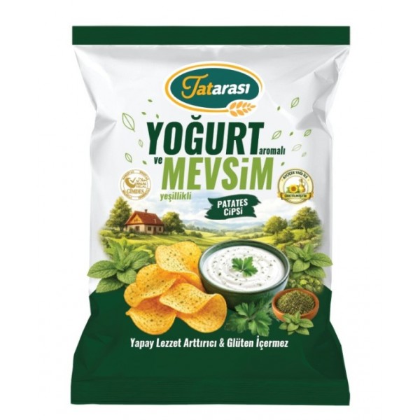 TATARASI YOĞURTLU MEVSİM YEŞİLLİKLİ PATATES CİPSİ 70 Gr
